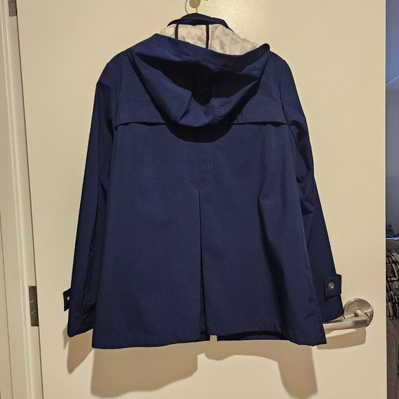 Dennis Basso Rain Jacket - Navy - Picture 3 of 10